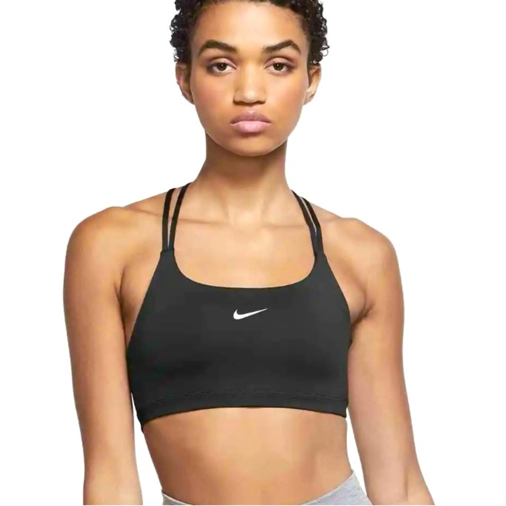 Nike black sports bra size Large